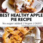 healthy apple pie